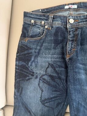 Versace jeans with Swarovski crystals